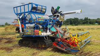 สุดจัดรถเกี่ยวข้าว จักรภพเจริญการช่าง2012 ปะทะ น้องพรกินรี Combine Harvester