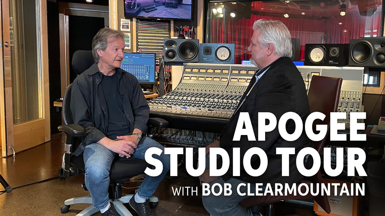 Bob Clearmountain Shows Off The Apogee Recording Studio - YouTube