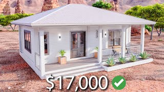 (5x10 Meters) Small House Design Idea | Cabin House Tour