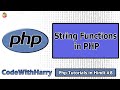 String Functions in Php | PHP Tutorial #8