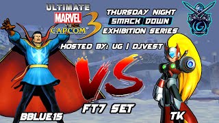 UMVC3 Thursday Night Smackdown Exhibition Series - bblue15 VS TK FT7 Set