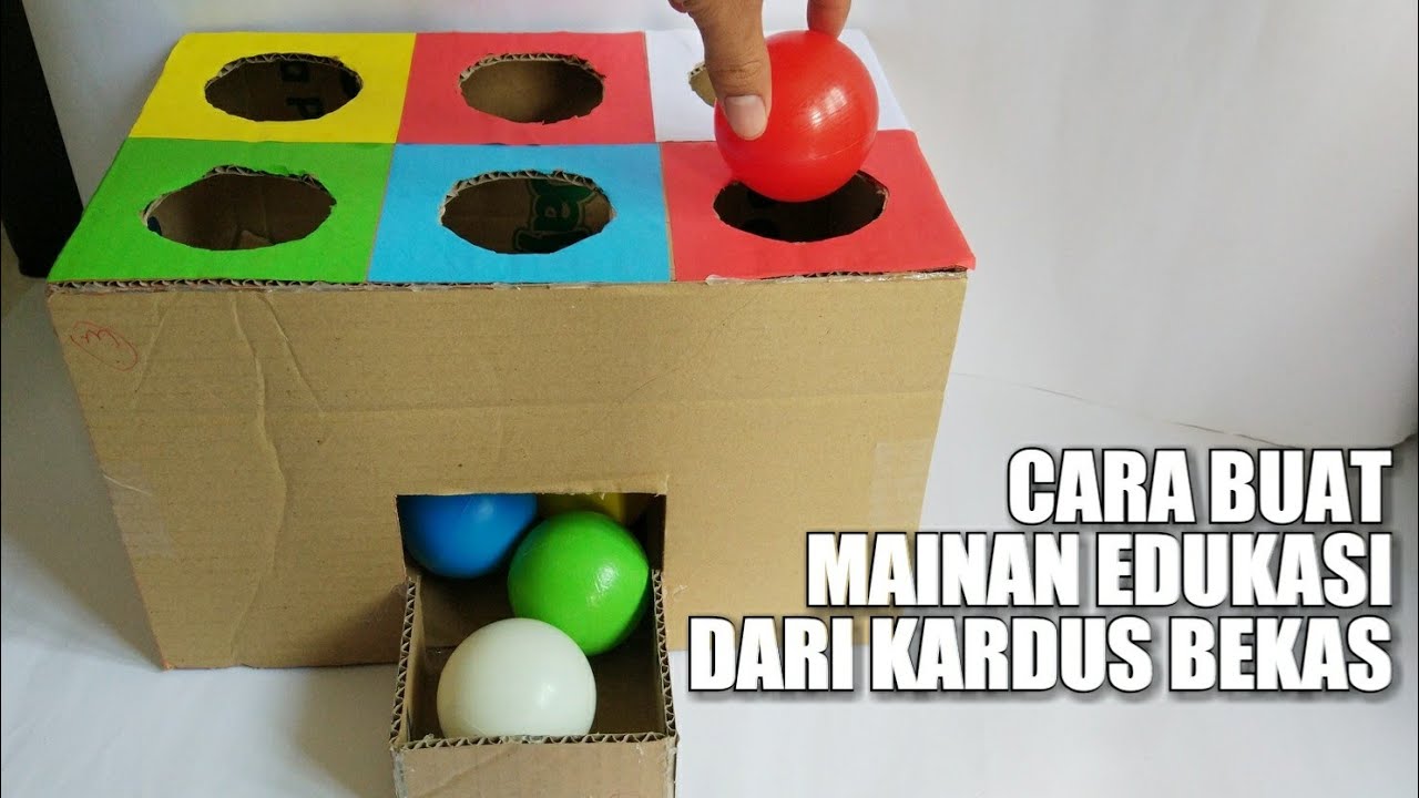 Cara Membuat Mainan Edukasi Untuk Anak 1-5 Thn, (how To Make Education ...