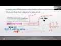 lecture 1b Decimal and Binary numbers - How to convert from Binary to Decimal and Decimal to Binary