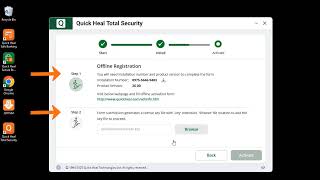 Windows | How to activate Quick Heal offline?