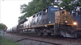 CSX M647 meets CSX I140 in Pelham, AL