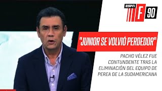 Pacho Vélez, LETAL: “#Junior se ha convertido en un equipo perdedor”