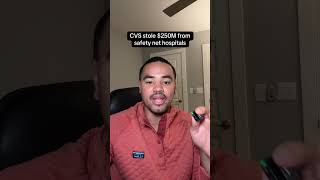 CVS stole $250M from safety net hospitals? #pharmacist #pharmacy #hospital