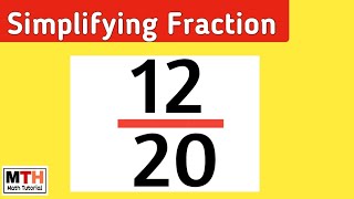 How to simplify the fraction 12/20 | 12/20 Simplified