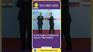 SCO Meet 2023: Indian EAM Jaishankar greets in Indian traditional way