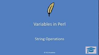 perl lec2 : string operations in perl