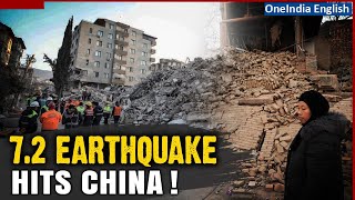 7.2 magnitude earthquake strikes China’s Xinjiang border, several injuries reported | Oneindia News