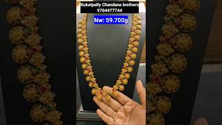 😲 Evergreen #Kasulaperu Design 59 గ్రాములు Stone pattern #kasulamala #gold #karthikamasam #viral