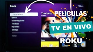 TV en vivo en Roku! Ahora actualizado y con más contenido como con Google TV!