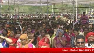 Rahul Gandhi's Public Meeting in Nabarangpur, Odisha on 31 March 2014