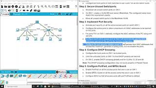 11.6.1 Packet Tracer - Switch Security Configuration