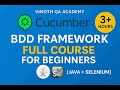 Cucumber BDD Framework Full Course for Beginners (Java + Selenium)