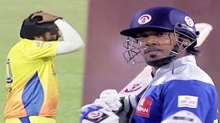 Chennai Rhinos Player Mirchi Shiva's Tough Bowling Put Pressure On Karnataka Batsman Rajeev