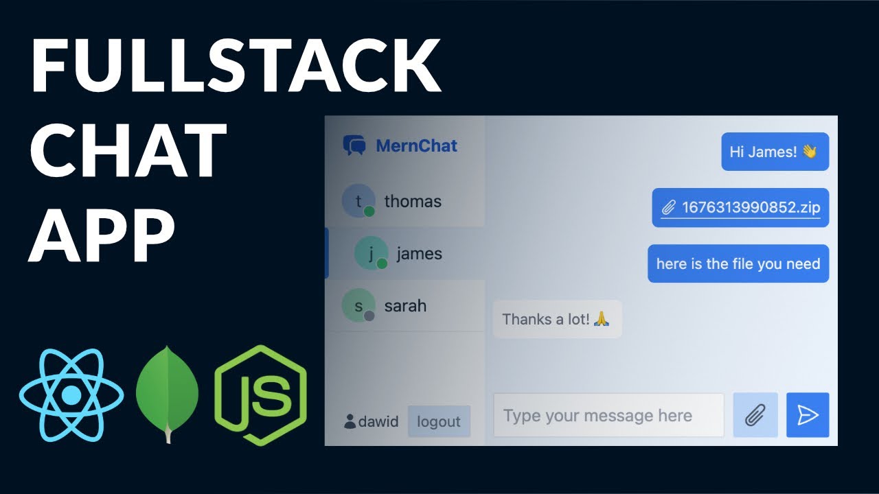 Build A Fullstack Chat App Using Mern Mongo Express React Node