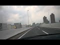 tokyo expressway drive from daiba ramp. 曇りの日の首都高ドライブ　お台場→レインボーブリッジ→芝浦pa→箱崎→銀座　 4k hdr japan drive