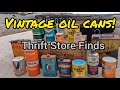 Thrift Store Haul! Vintage Oil Cans