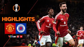 MANCHESTER UNITED vs RANGERS | Người cũ tri ân, Bruno sắm vai người hùng | Europa League 24/25