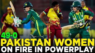 2nd Innings Powerplay | Pakistan Women vs West Indies Women | 3rd T20I 2024 | PCB | M2F2A