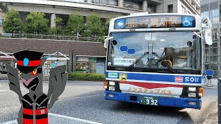 [HD 全区間前面展望] 臨港バス 川51 川崎駅西口 - 綱島 Rinko Bus Service 51 Kawasaki - Tsunashima