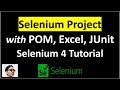 Selenium Project Example | Page Object Model | Read Excel | JUnit | Selenium Java Project Example