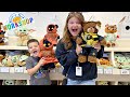 Caleb GOES to BUILD-a-BEAR with his SISTER Aubrey! MAKING STUFFED ANIMALS at BUILD a BEAR Workshop!