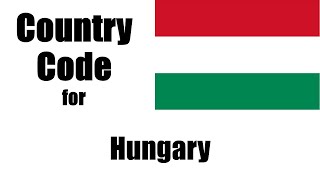 Hungary Dialing Code - Hungarian Country Code - Telephone Area Codes in Hungary