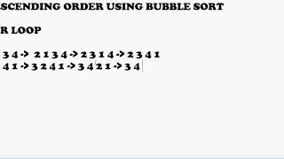 How to sort an array in descending order using bubble sort