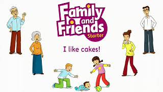 English conversation  I like cakes! -Family and Friends Starter Unit 9 #wewin