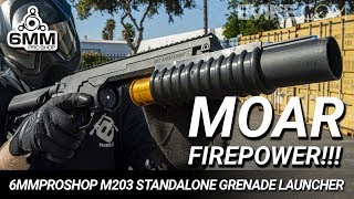 MOAR FIREPOWER!!! - 6mmProShop Airsoft M203 Standalone Grenade Launcher