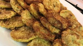 OLD SCHOOL FRIED GREEN TOMATOES AND FRIED YELLOW SQUASH