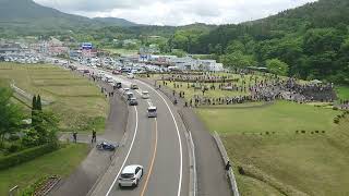 SL銀河釜石行、めがね橋通過車窓（6月3日）