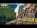 Durango & Silverton Narrow Gauge Railroad Colorado | Historic Steam Train Cascade Canyon Express 4K