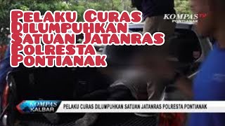 Pelaku Curas Dilumpuhkan Satuan Jatanras Polresta Pontianak