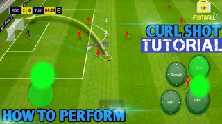 CURL SHOT TUTORIAL.SKILLS ( classic control ).efootball 2023 mobile