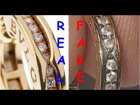 How can you tell if a Bvlgari necklace is real?