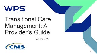 Transitional Care Management A Provider's Guide