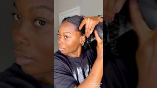 How to protect natural hair. Hydrating \u0026 moisturizing 4C hair #simpleprotectivestyle #naturalhair