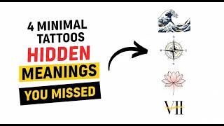 4 Minimal Tattoos with Hidden Meanings