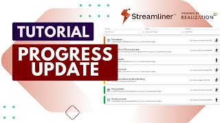 Streamliner - Progress Update (DPR) Tutorial
