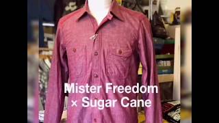 Mister Freedom × Sugar Cane MFSC 『SURPLUS』 5oz CHAMBRAY NIXON SHIRT