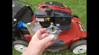 Toro Personal Pace Model 20333 Gets a New Carburetor! - Revist of Owner Messed Up -May 5, 2018