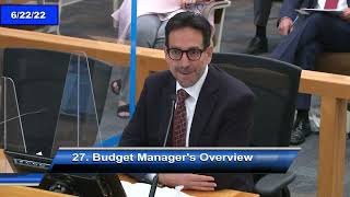 Santa Cruz Board of Supervisors Special Budget Meeting 06/22/22