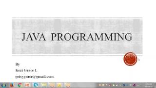JAVA \u0026 Its Basics