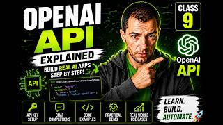 OpenAI API Explained For Beginners 🔥 | API Keys, Pricing & Setup | Tutorial 9
