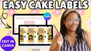 Easy Cake Labels at a Click of a Button (MAY TEMPLATE WALKTHROUGH)