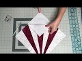 💥 kaleidoscope quilt block tutorial controlled stitch u0026 flip